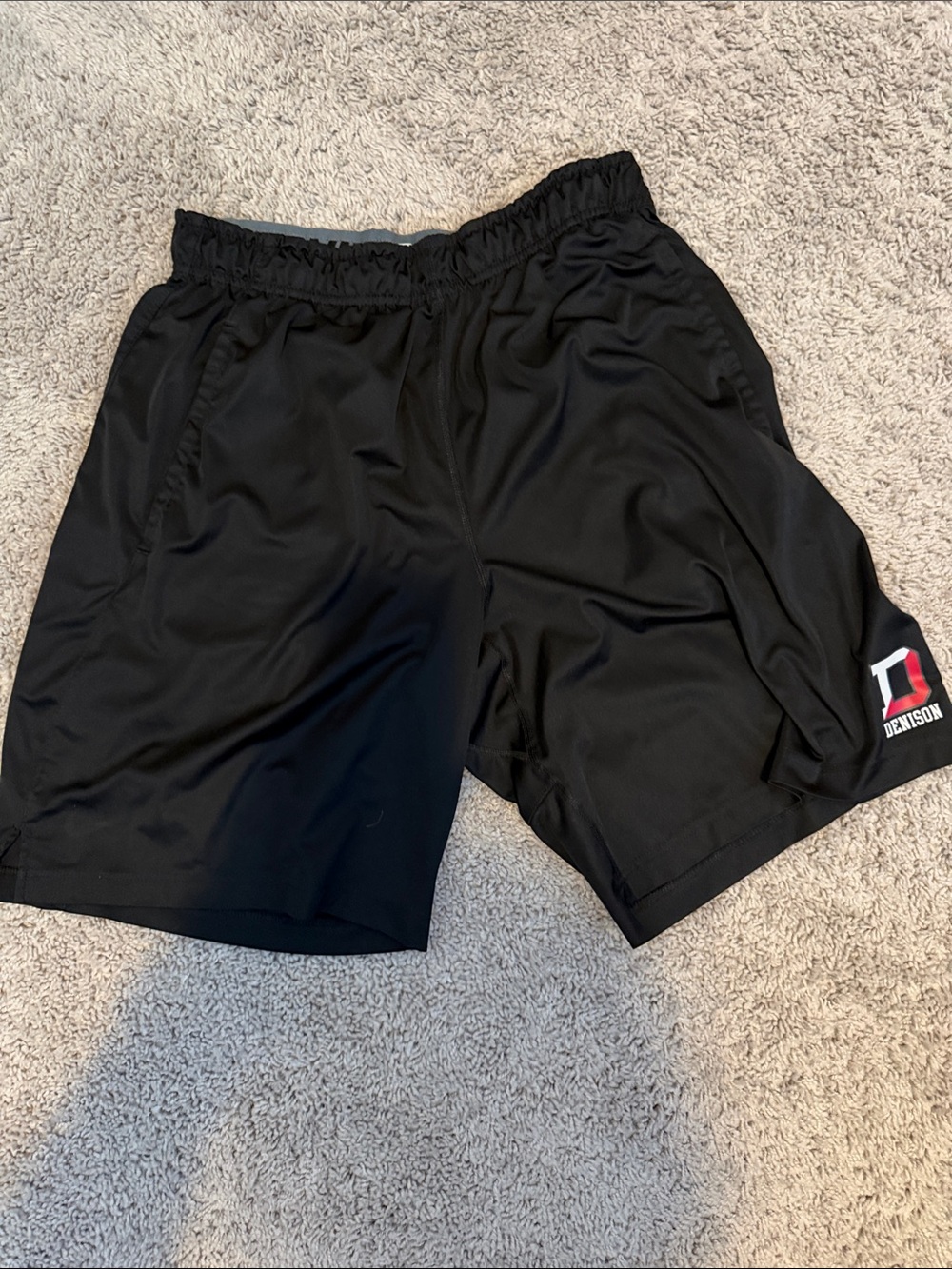 Nike Black Men's Athletic Shorts with Drawstring Waist